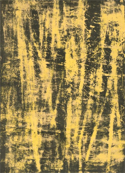 Peter Collins ARCA - A Pair of Mid 20th Century Mixed Media, Abstracts in Yellow