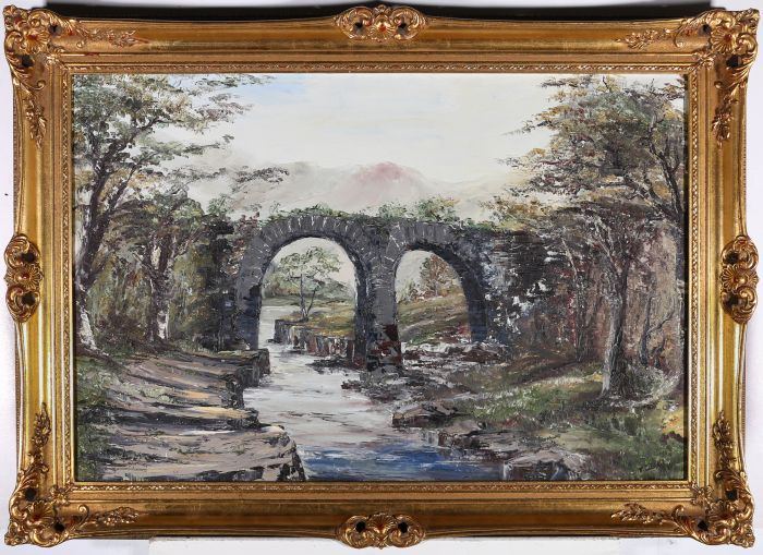 T. Cleary - 1982 Oil, The Viaduct