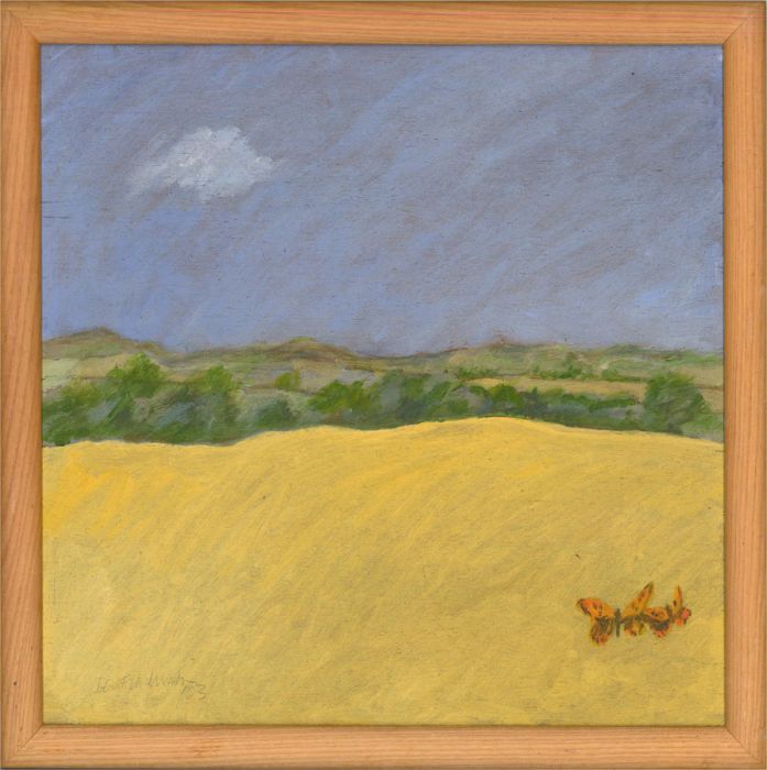 Dem Flashman - Framed Contemporary Oil, Summer Time