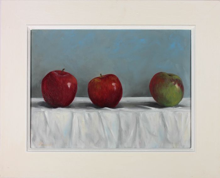 Nicole Peacock - 2005 Oil, Three Apples On Linen