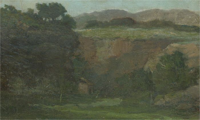Signed Early 20th Century Oil - Rural Fields