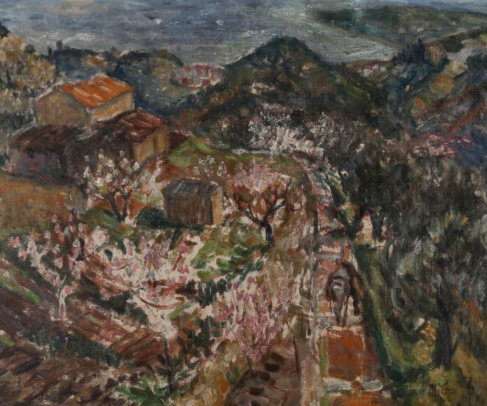  Maurice Jean Micha (1890-1969) - Belgian School 1916 Oil, Provincial Belgium