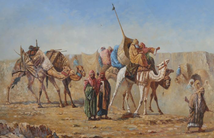 20th Century Oil - Procession Of Camels