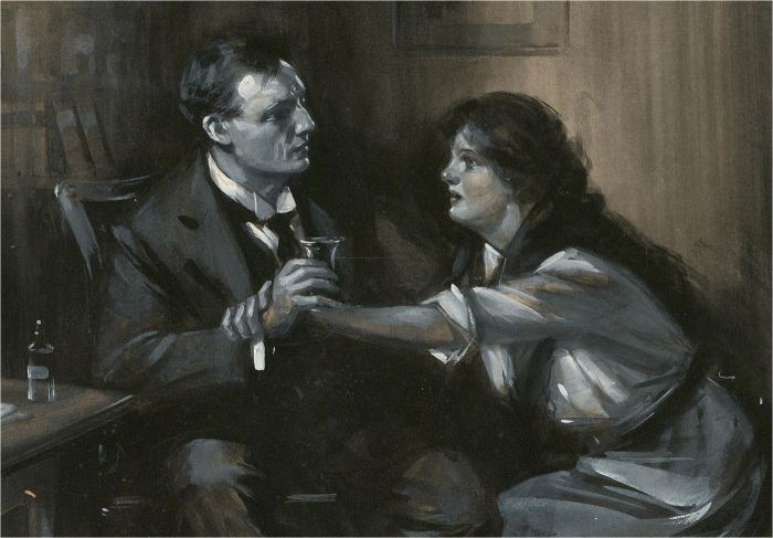 F.G. Hodgson - Signed Early 20th Century Pen and Ink Drawing, Don't!