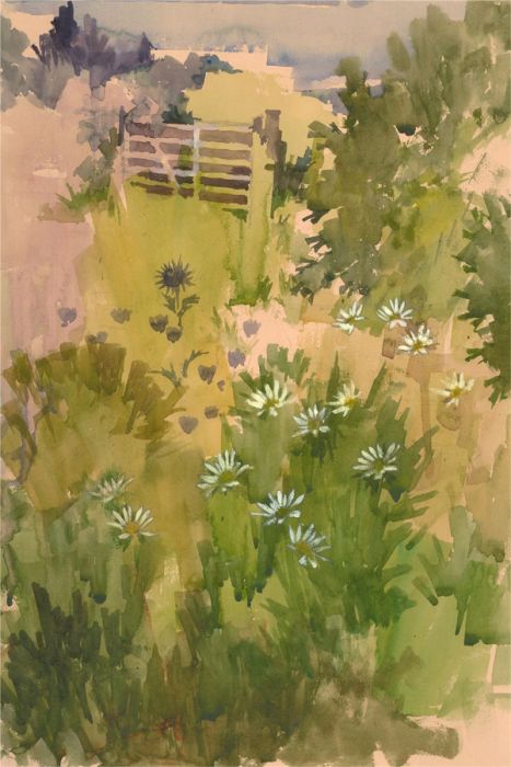 Michael Cadman RI ARCA (1920-2012) - Mid 20th Century Watercolour, The Meadow