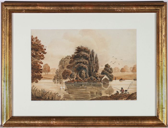 John Varley (1778-1842) - Early 19th Century Watercolour, The Inland Island