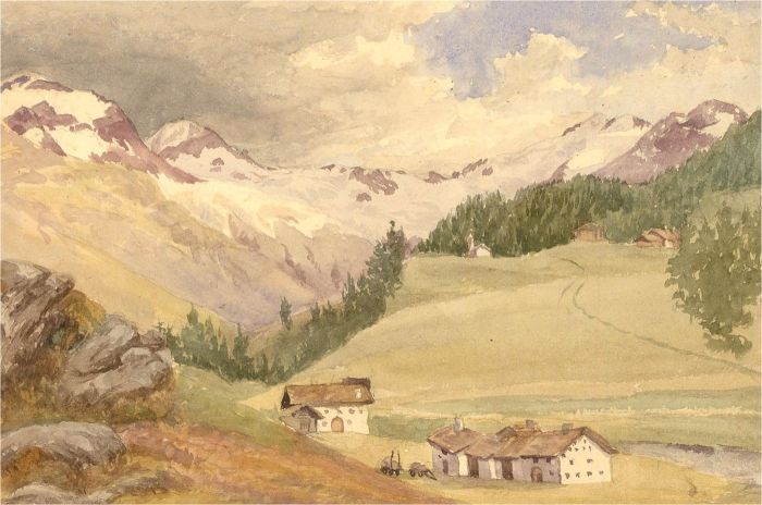 Anne, Elizabeth and Annie Salter - Late 19th Century Watercolour, Val Fex