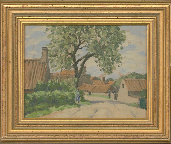 Barbara Doyle (b.1917) - Framed Mid 20th Century Oil, Country Lane