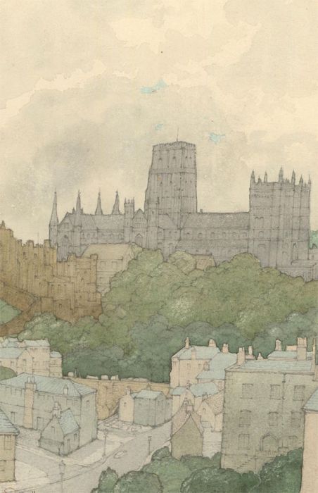 Kenneth Pengelly - Signed and dated 1965 Watercolour, Durham Cathedral