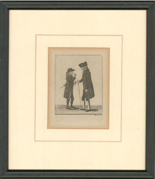 John Kay (1742-1826) - A Pair of Framed 18th Century Etchings
