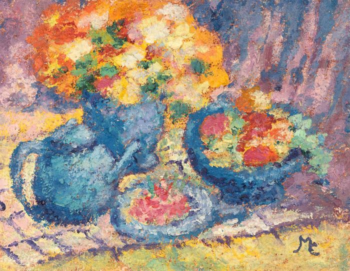 Maggy Clarysse (1931-2011) - 20th Century Oil, Still Life with Teapot