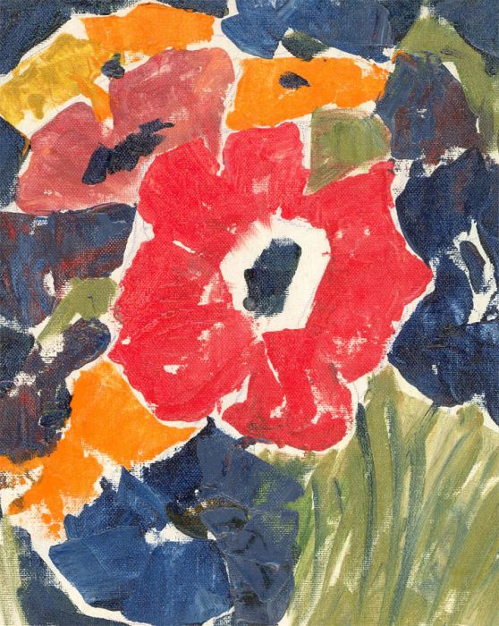 Maggy Clarysse (1931-2011) - 20th Century Oil, Poppies