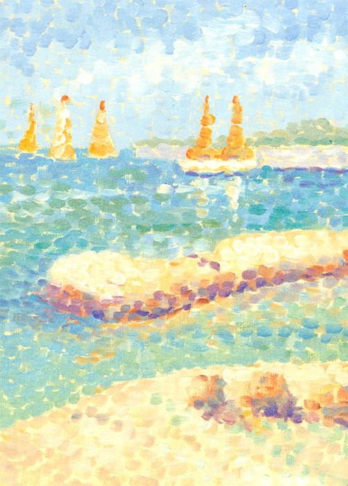 Maggy Clarysse (1931-2011) - 20th Century Oil, Impressionist Sea