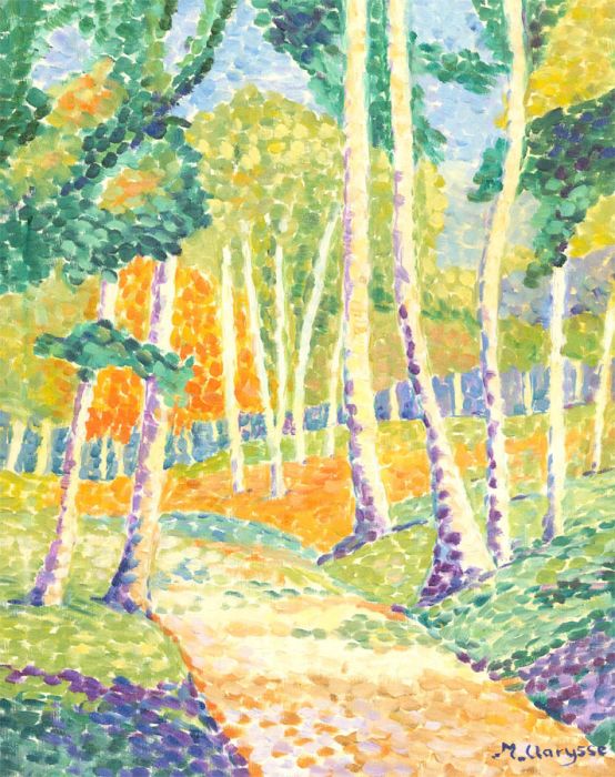 Maggy Clarysse (1931-2011) - 20th Century Oil, Woodland in Summer