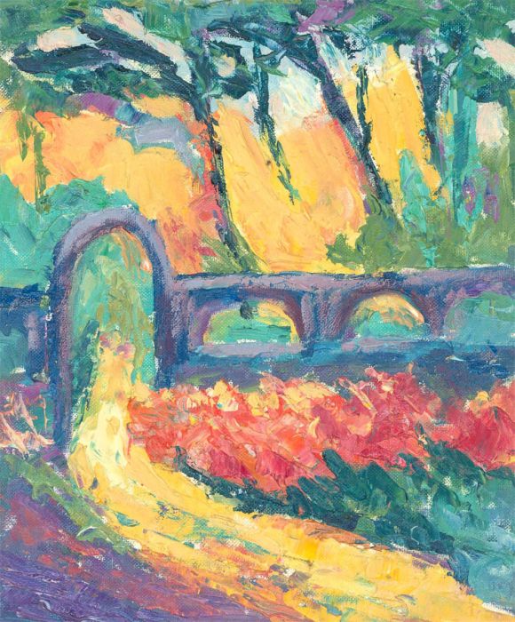 Maggy Clarysse (1931-2011) - 20th Century Oil, Secret Garden