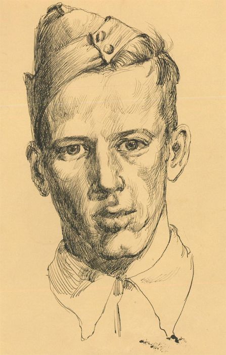 Early 20th Century Watercolour - WWII Sketches