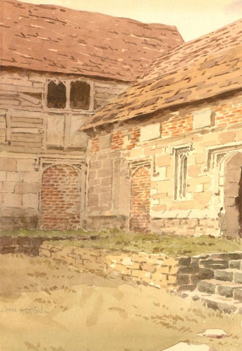 John Aston - Mid 20th Century Watercolour, Redundant Buildings