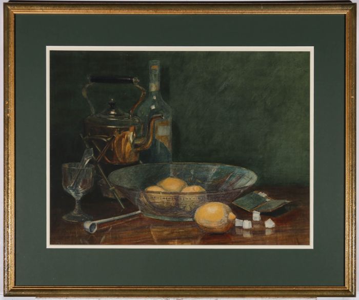 Mid 20th Century Watercolour - The Lemon Bowl