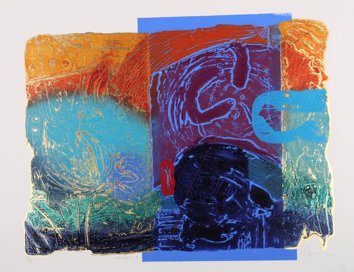 Contemporary Silkscreen - Ember I