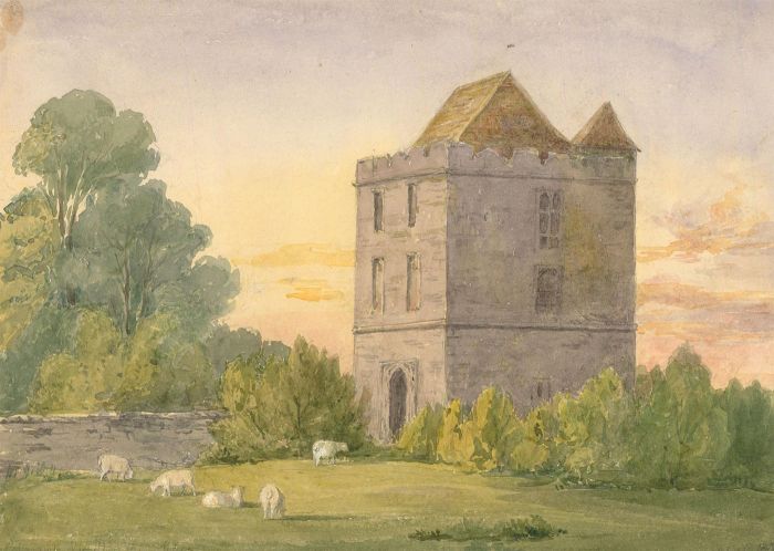 1889 Watercolour - The Old Priory