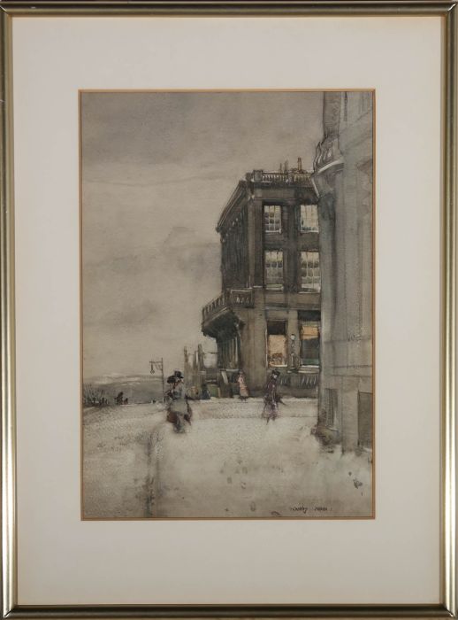 Charles Napier (1889-1978) - Framed Watercolour, Princes Street