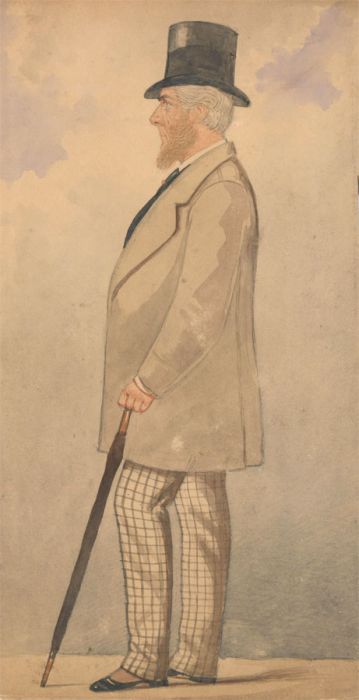 Attrib. Richard Dighton (1795-1880) - Watercolour, Richard Tattersall