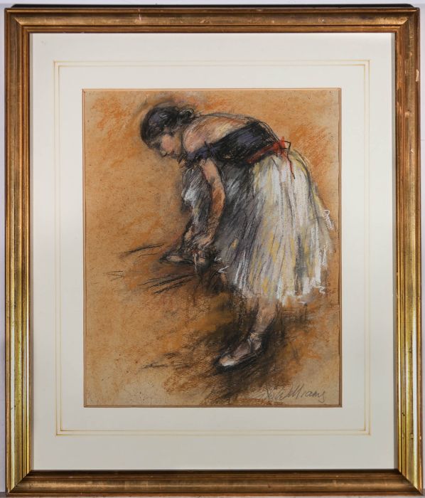 G. W. Williams  - 20th Century Pastel, A Ballet Dancer in the Manner of Degas