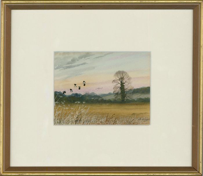 Peter Hayman (b.1930) - Framed 20th Century Watercolour, Early Morning Landscape
