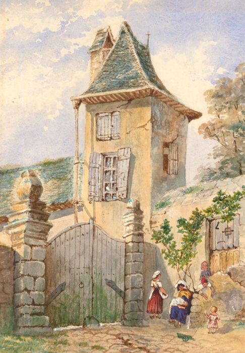 G. Gifford - Late 19th Century Watercolour, Leisurely Morning