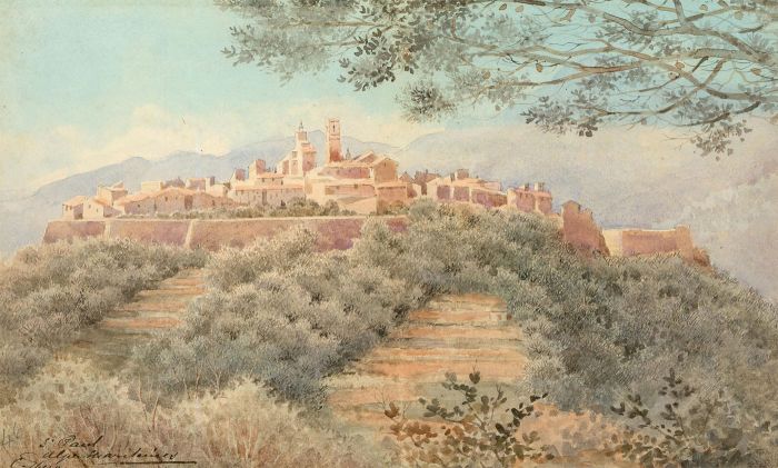 Early 20th Century Watercolour - Spanish Town