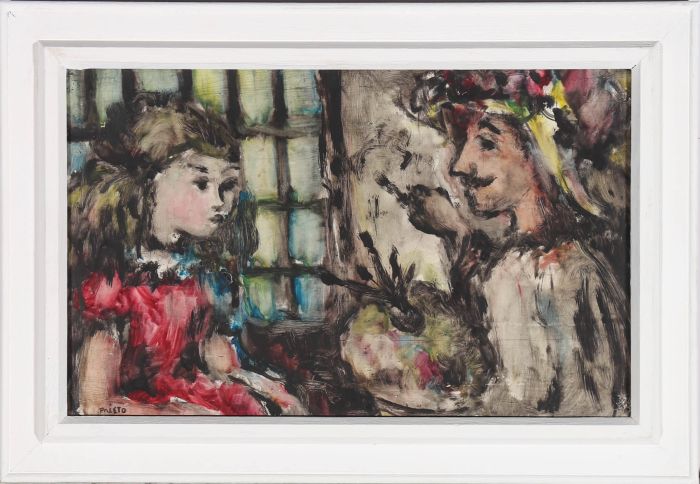 Prieto  - 20th Century Oil, The Artist's Studio