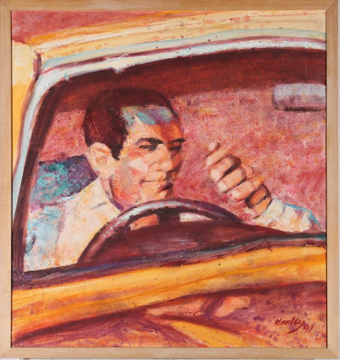 Clifford Hanley (1948-2021) - Framed 1991 Oil, Every Mod Grows Up