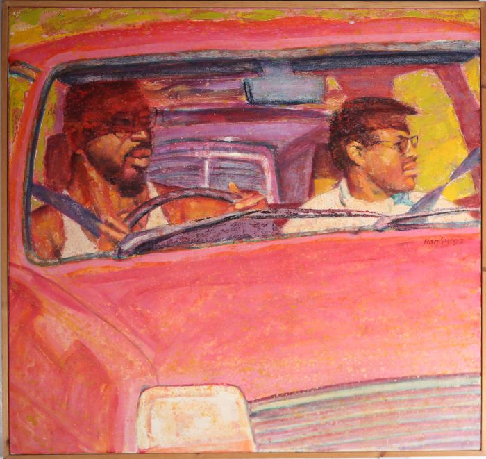 Clifford Hanley (1948-2021) - 1992 Oil, Vest And Shirt