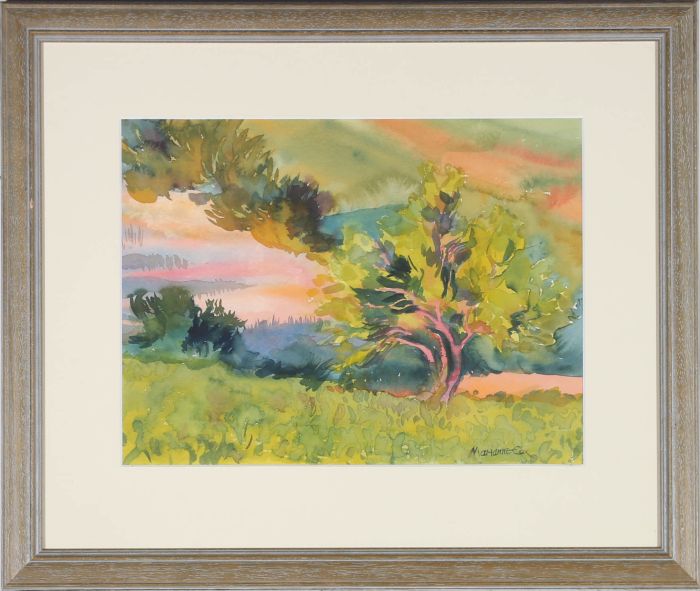 Marianne Cox - 20th Century Watercolour, French Pink