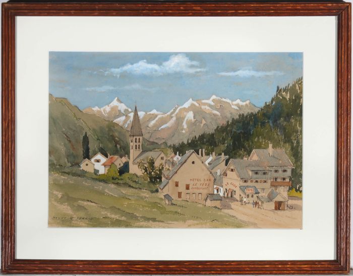 Sidney G. Ferris (1902-1989) - Mid 20th Century Watercolour, Chantemerle