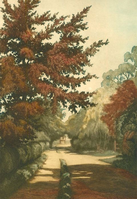 Alice Barnwell (1910-1980)- Signed Mid 20th Century Etching, Warwickshire Street