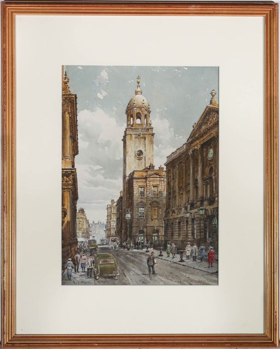 Arthur Cecil Fare (1876-1958) - Framed 1940 Watercolour, Corn Street, Bristol