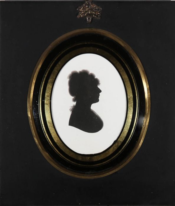 Attrib. John Miers - Pair of Miniature 18th Century, Silhouettes