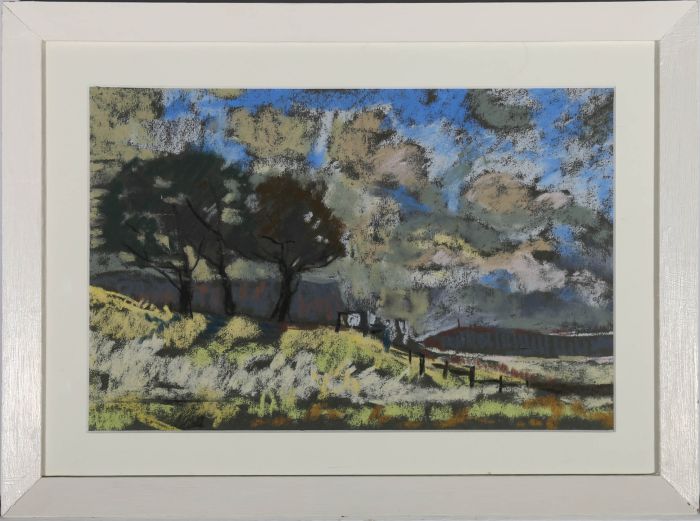 Attrib. Roy Hewish - Framed 1961 Pastel, Aust Cliff