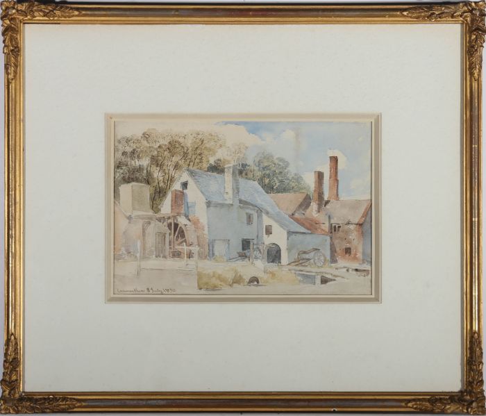 Attrib. William James Muller (1812-1845) - Framed Watercolour, Carmarthen Mill