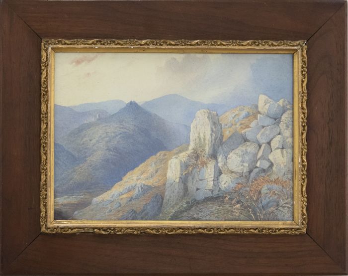 Victorian School  19th Century Watercolour - Rocky Outcrop