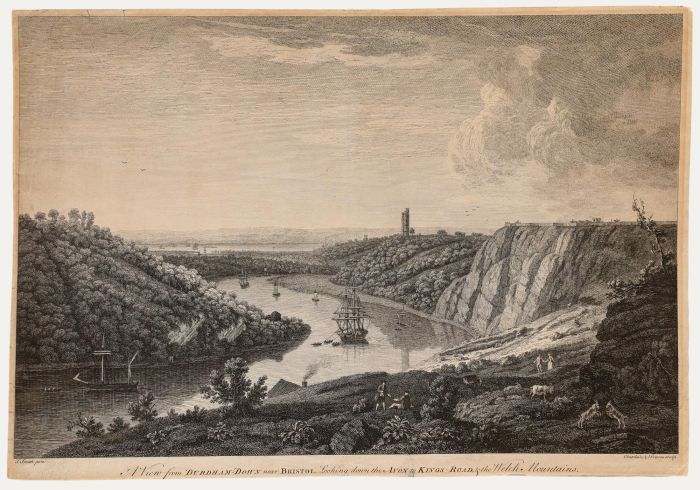 Chatelain and Vivares after Smith - Engraving, A View from Durdham Down
