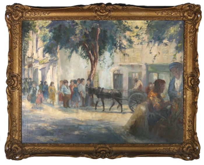 John Wiltshire - Framed Mid 20th Century Oil, Sunny Sunday