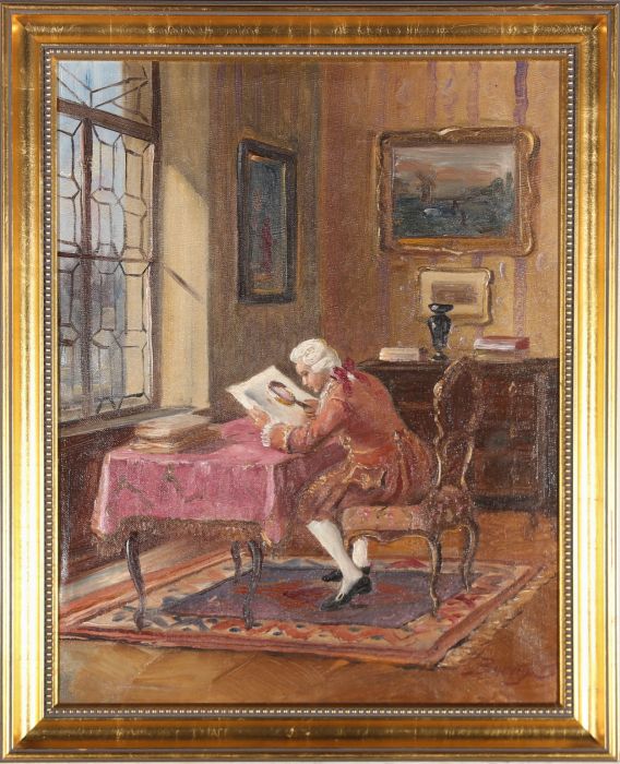 Beroyis - 20th Century Oil, Studying The Map