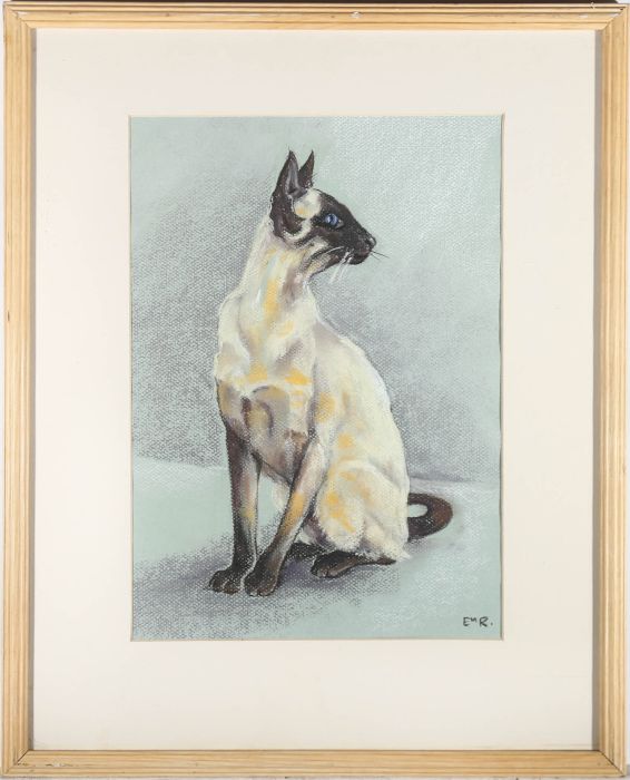 EMR - Framed 20th Century Pastel, Portrait of a Balinese