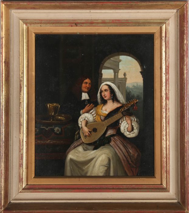 After Jan van Mieris (1660-1690) - 19th Century Oil, A Connoisseur