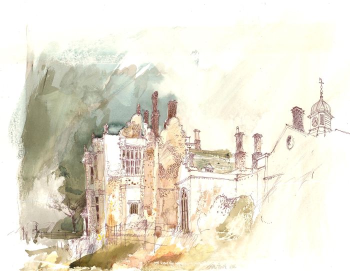 Tom Shackle RWS - Contemporary Watercolour, Felbrigg Hall, Norfolk