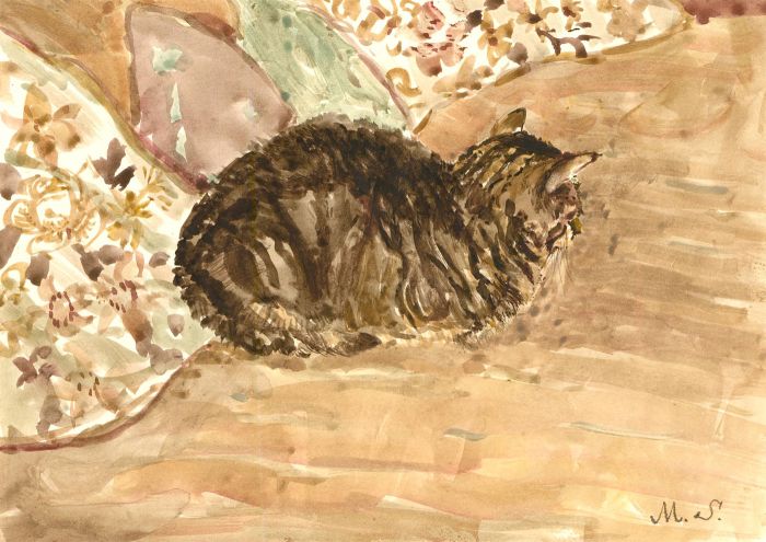 Maurice Sheppard PRWS NEAC (b.1947) - 1987 Watercolour, A Perfect Resting Spot