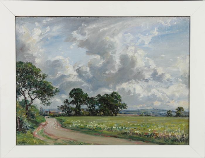 Attrib. John Foulger (1943-2007) - Framed 20th Century Oil, A Breezy Day