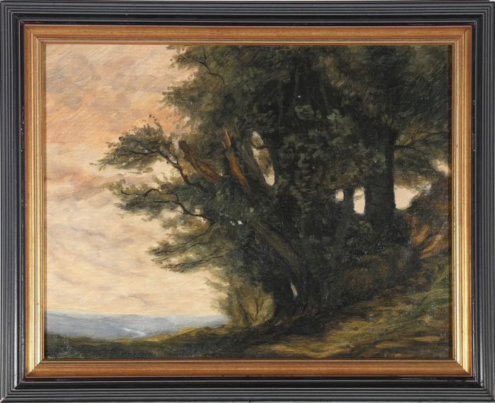 John Foulger (1943-2007) - Framed 20th Century Oil, Edge of a Wood